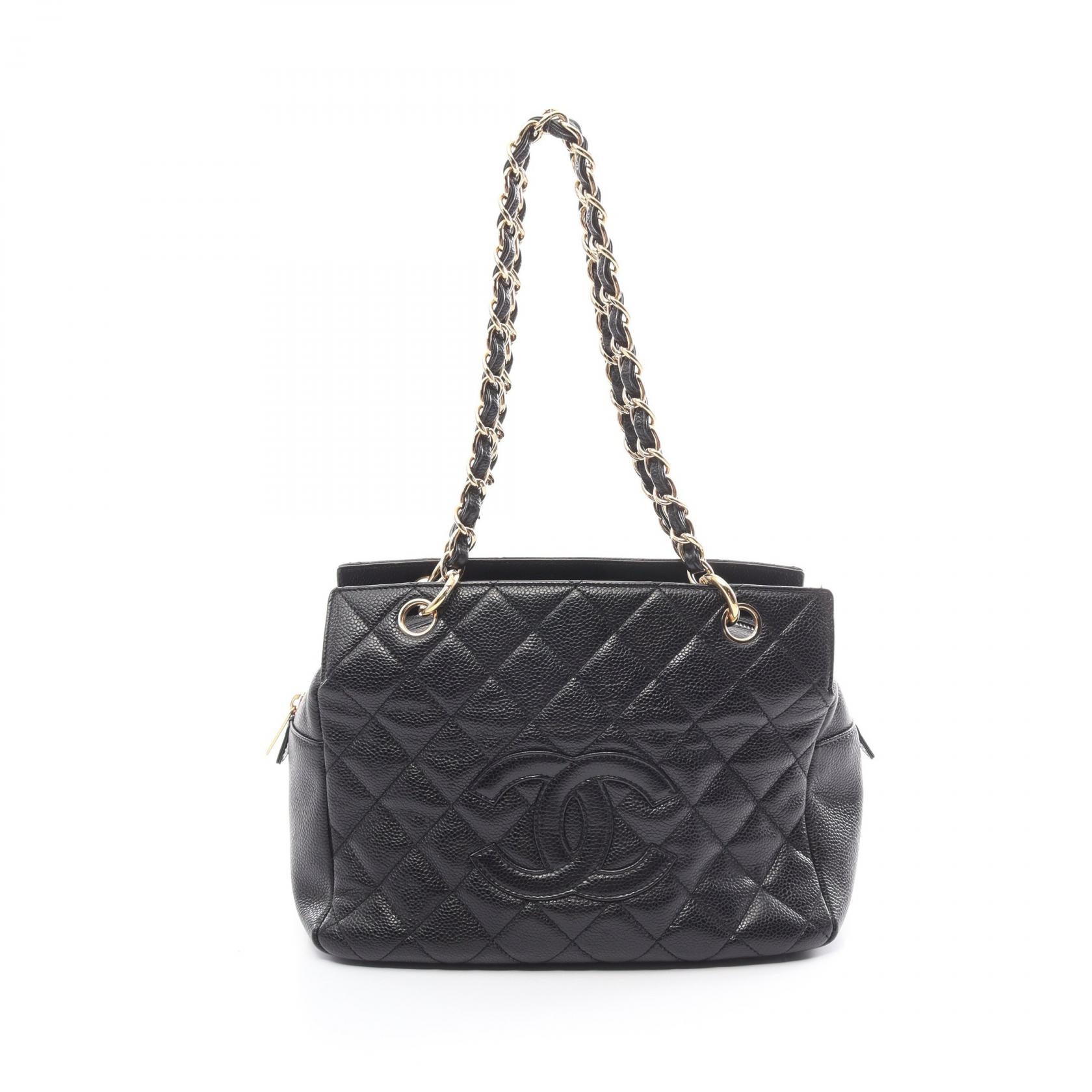 Chanel Caviar Skin Matelasse Shoulder Bag A18004