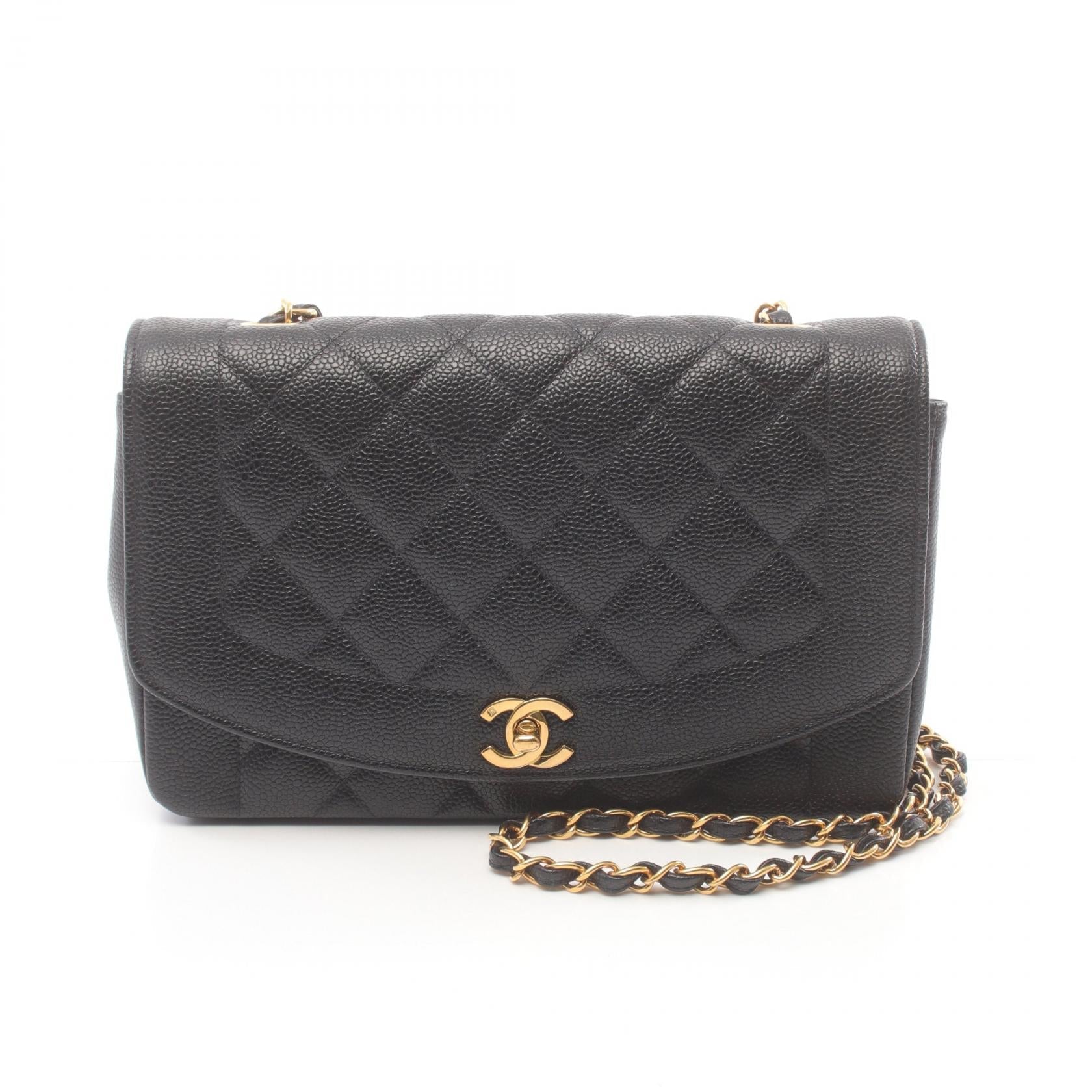 Chanel Diana Flap Shoulder Bag Black