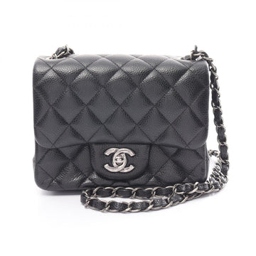 Chanel Mini Matelasse Shoulder Bag Caviar Leather