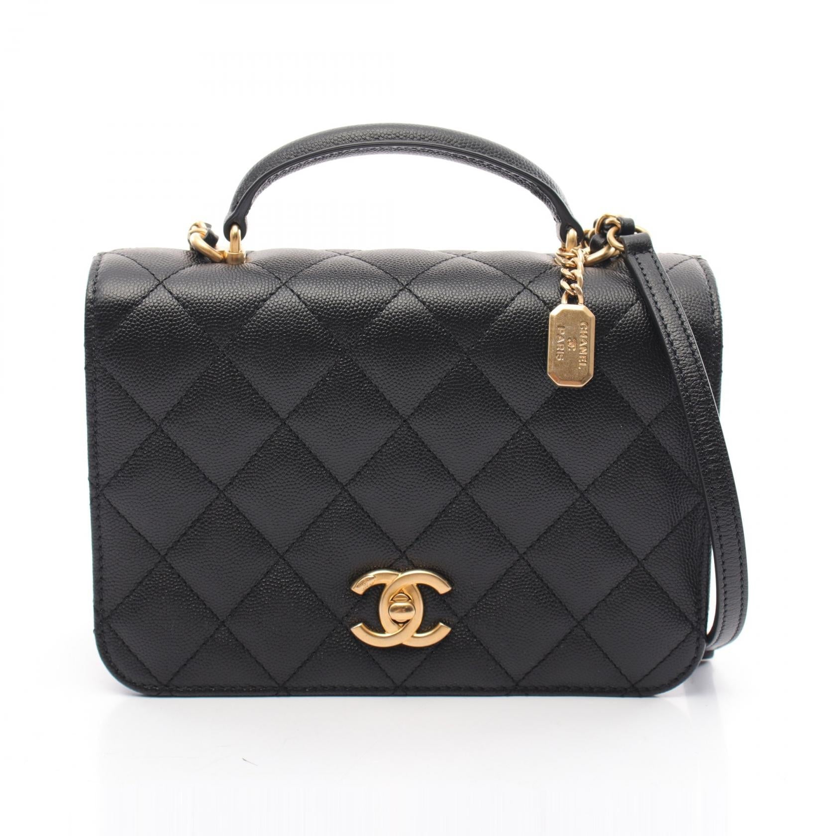 Chanel Caviar Skin Matelasse Shoulder Bag AS4286