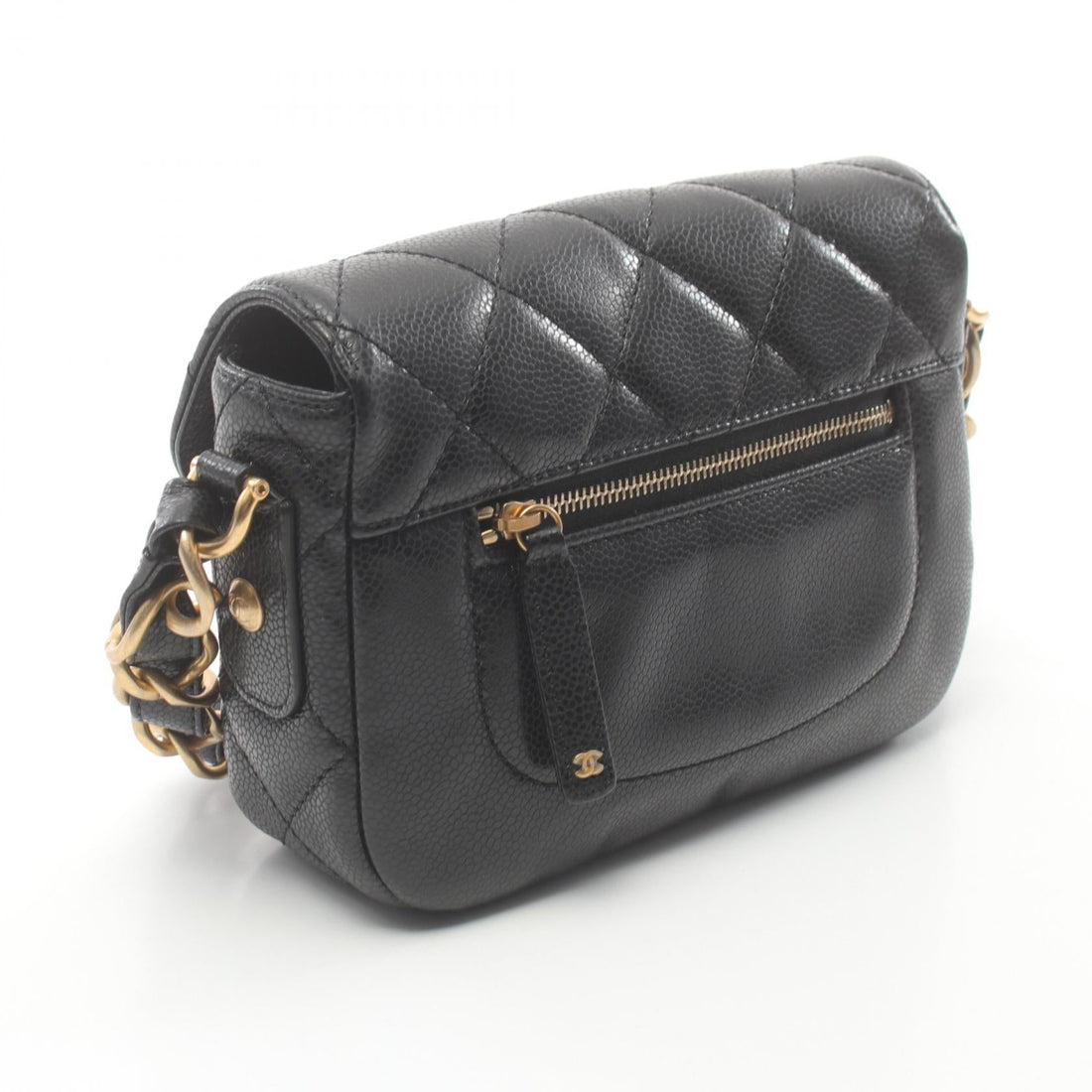 Chanel Mini Matelasse Shoulder Bag Black