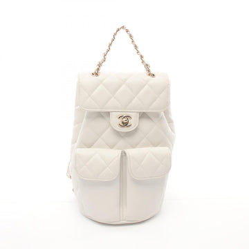 Chanel Caviar Skin Matelasse Backpack AS3200