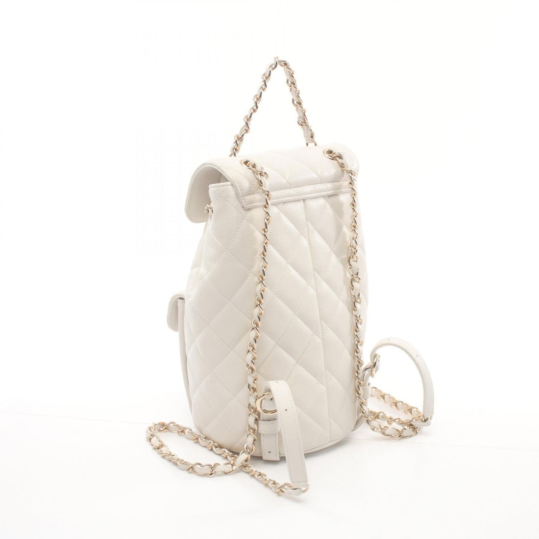 Chanel Caviar Skin Matelasse Backpack AS3200