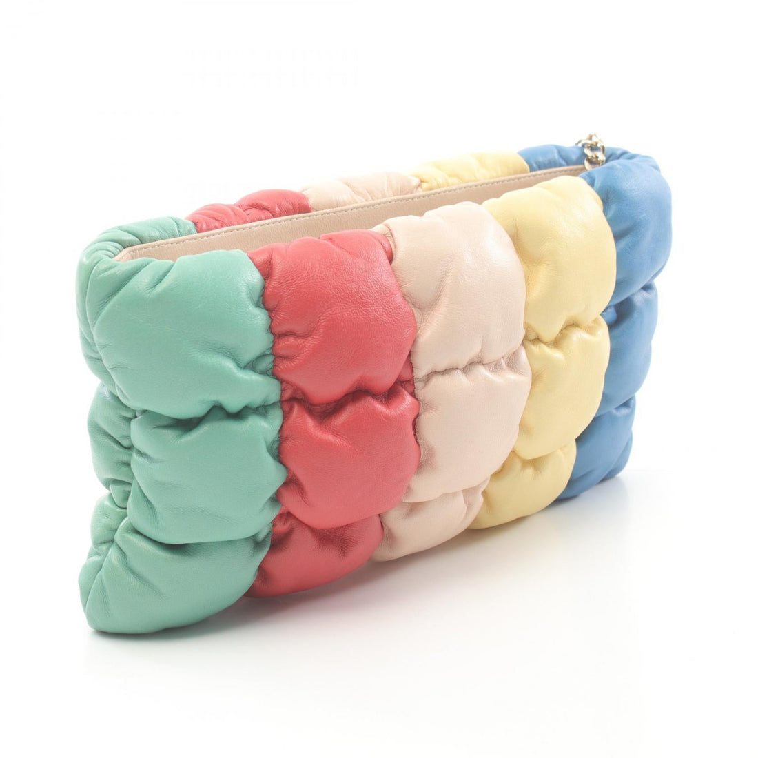 Chanel Lambskin Padded Clutch Bag AS0629