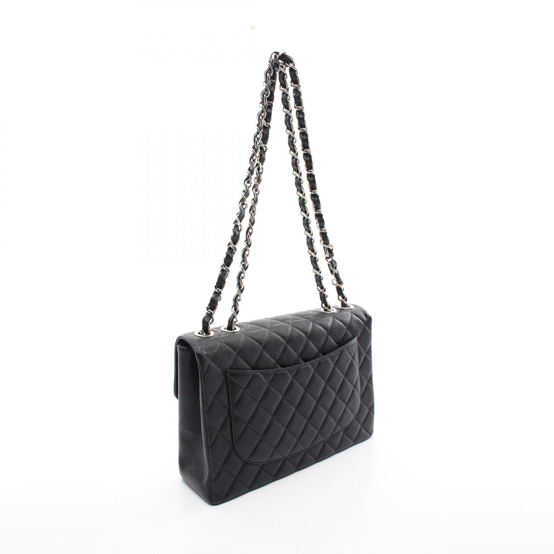 Chanel Caviar Skin Single Flap Shoulder Bag