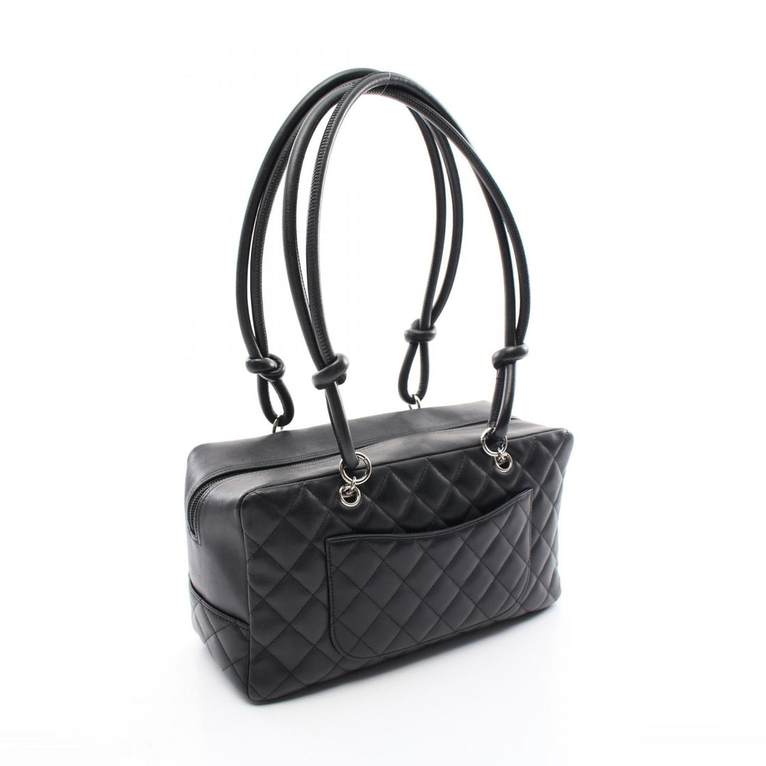 Chanel Cambon Line Leather Bowling Bag A25171