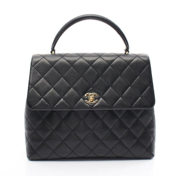 Chanel Caviar Skin Matelasse Handbag Black