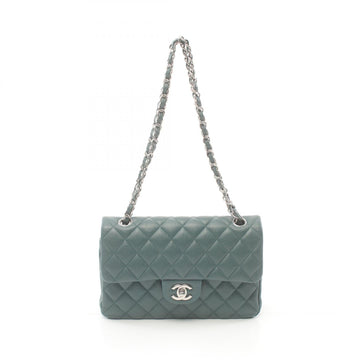 Chanel Caviar Skin Matelasse W Flap Shoulder Bag