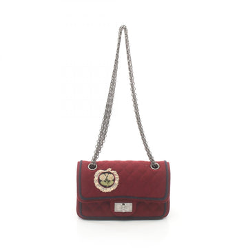 Chanel 2.55 Wool W Flap Shoulder Bag