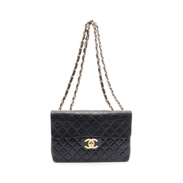 Chanel Lambskin Shoulder Bag Black A01094