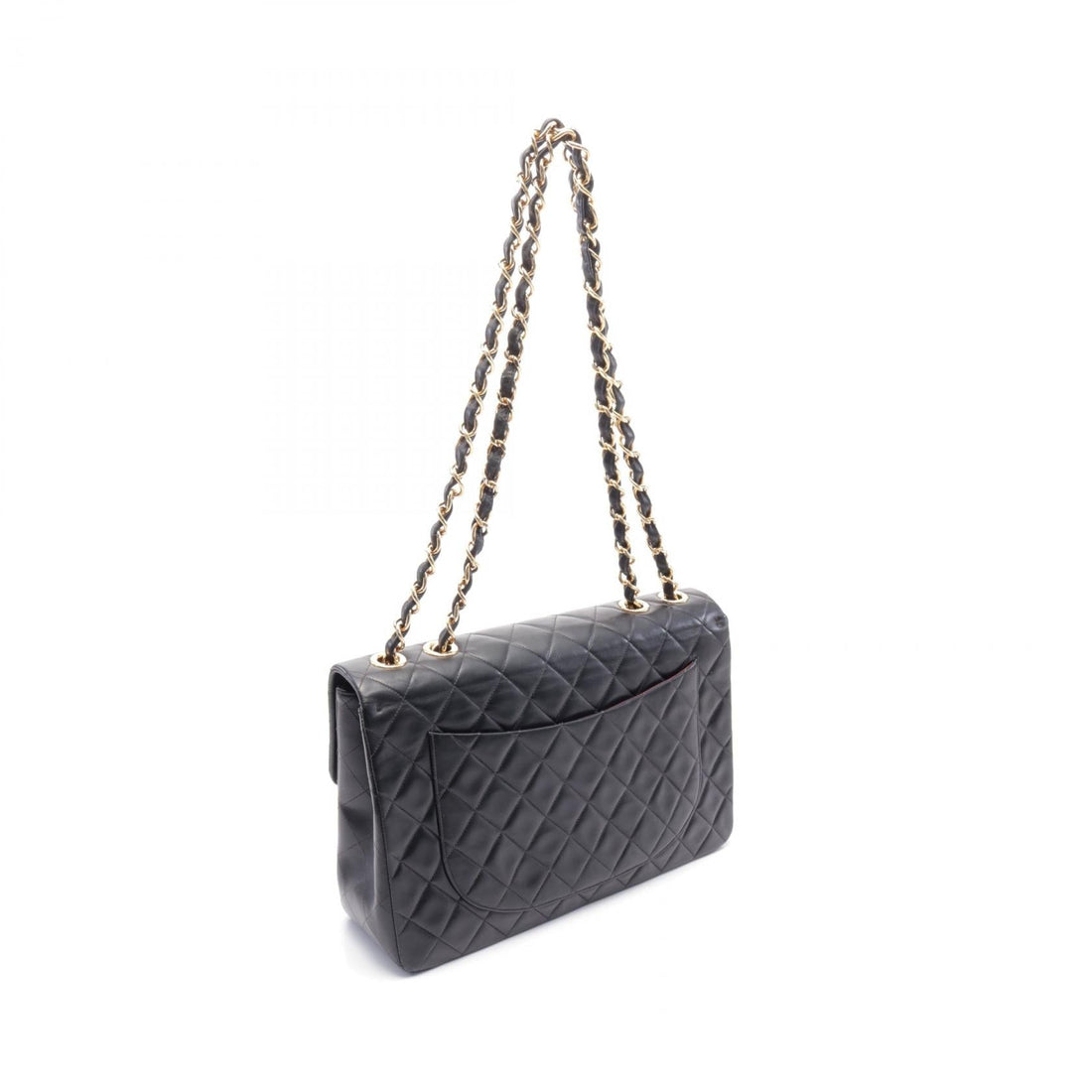 Chanel Lambskin Shoulder Bag Black A01094