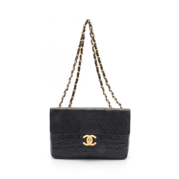 Chanel Lambskin Shoulder Bag Black A01094
