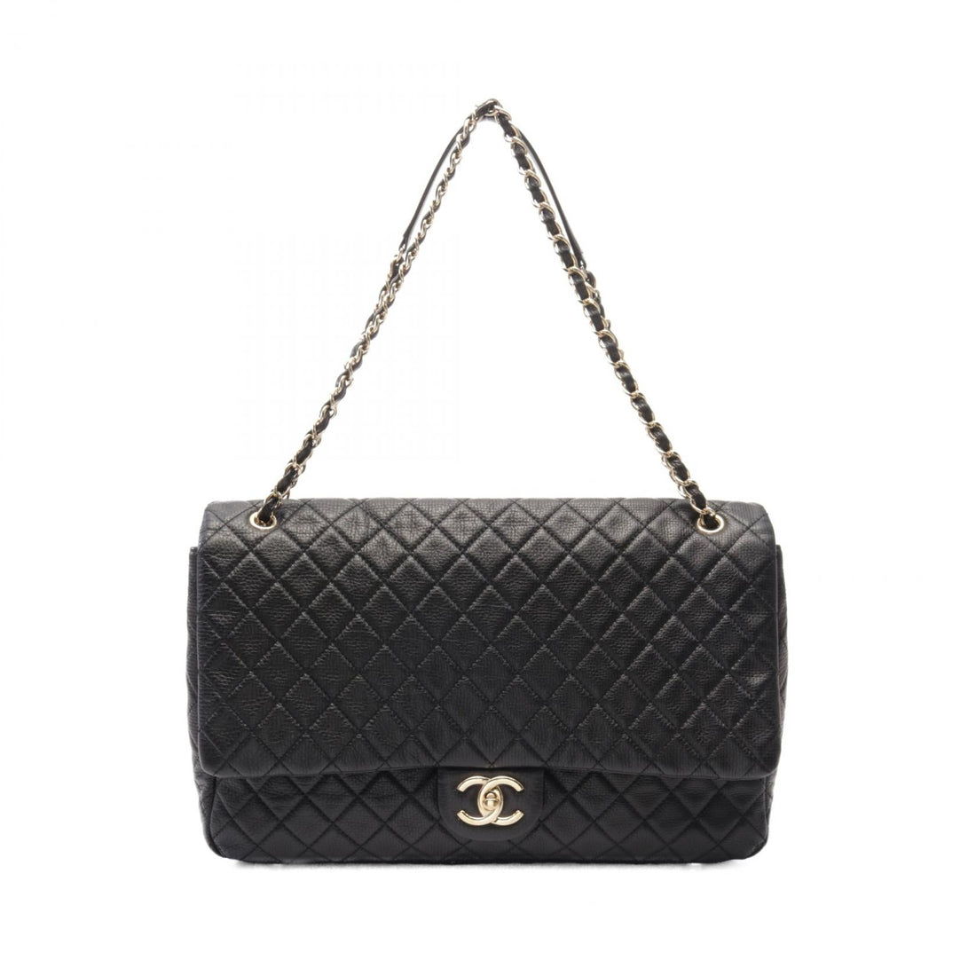Chanel Jumbo Matelasse Leather Shoulder Bag