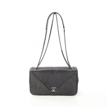 Chanel Matelasse Exotic Leather Shoulder Bag