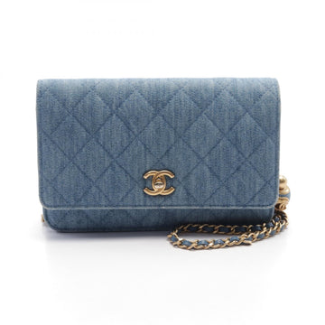 Chanel Matelasse Denim Shoulder Bag