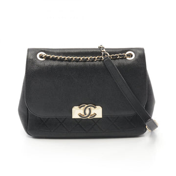 Chanel Caviar Skin Matelasse Shoulder Bag A93856
