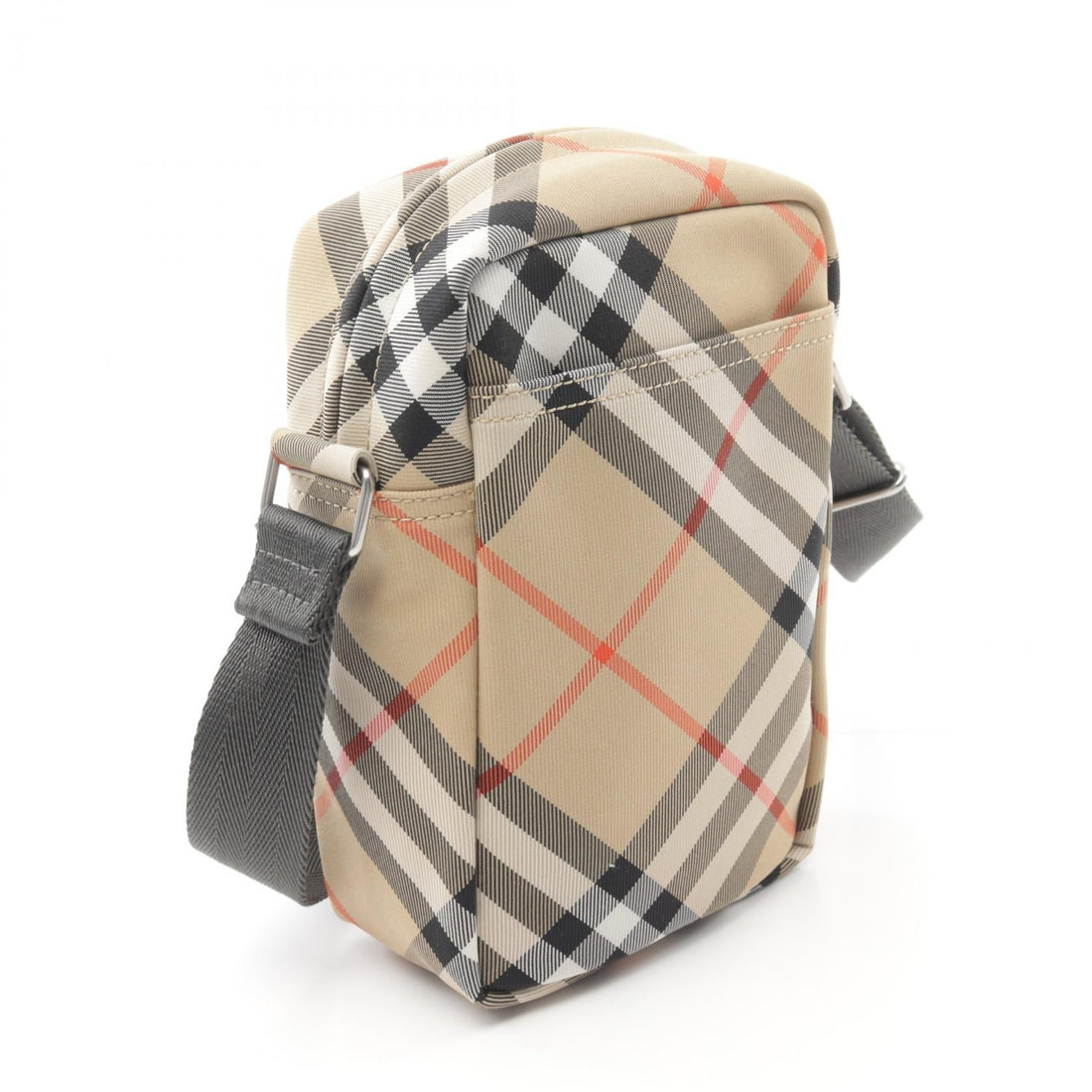 Burberry Canvas Vintage Check Phone Pouch Shoulder Bag 8097637