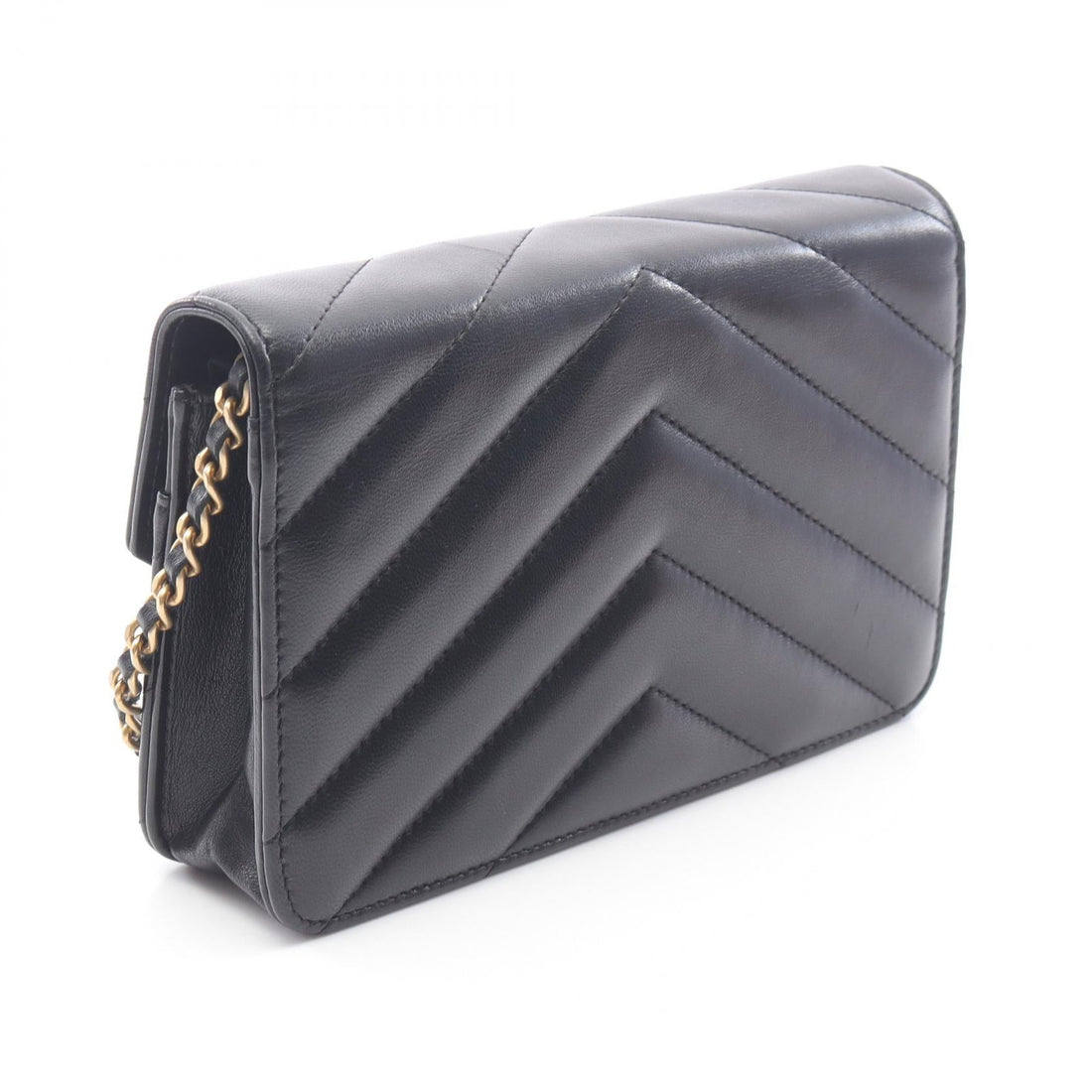 Chanel Chevron V Stitch Lambskin Shoulder Bag