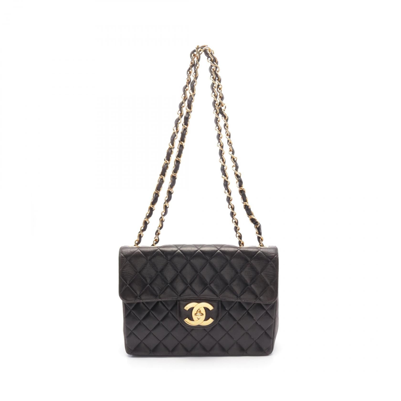 Chanel Classic Flap Bag Lambskin Shoulder Bag