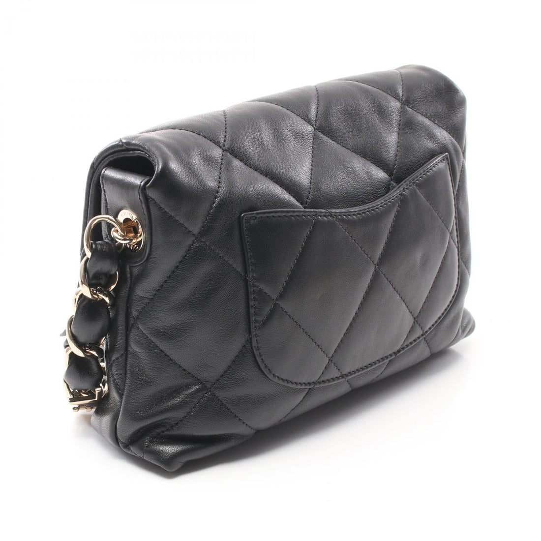 Chanel Matelasse Lambskin Shoulder Bag Black