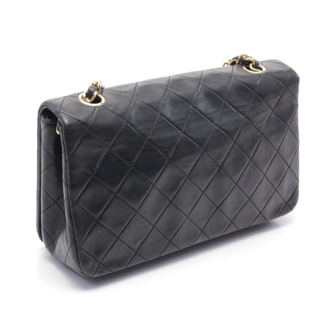 Chanel Lambskin Full Flap Shoulder Bag A02500