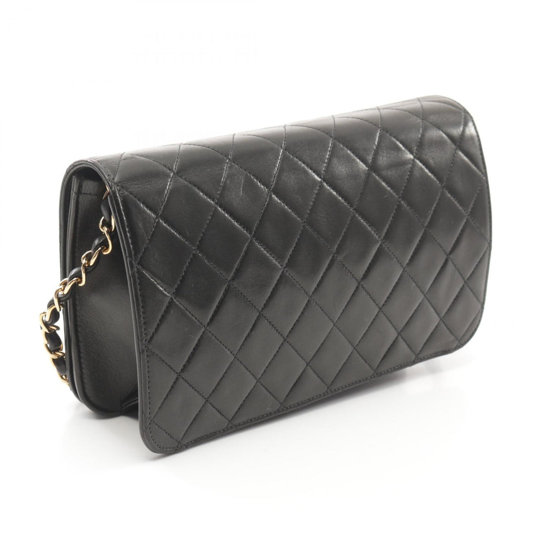 Chanel Matelasse Lambskin Shoulder Bag Black