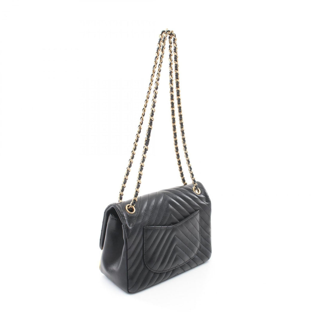 Chanel V Stitch Lambskin Shoulder Bag