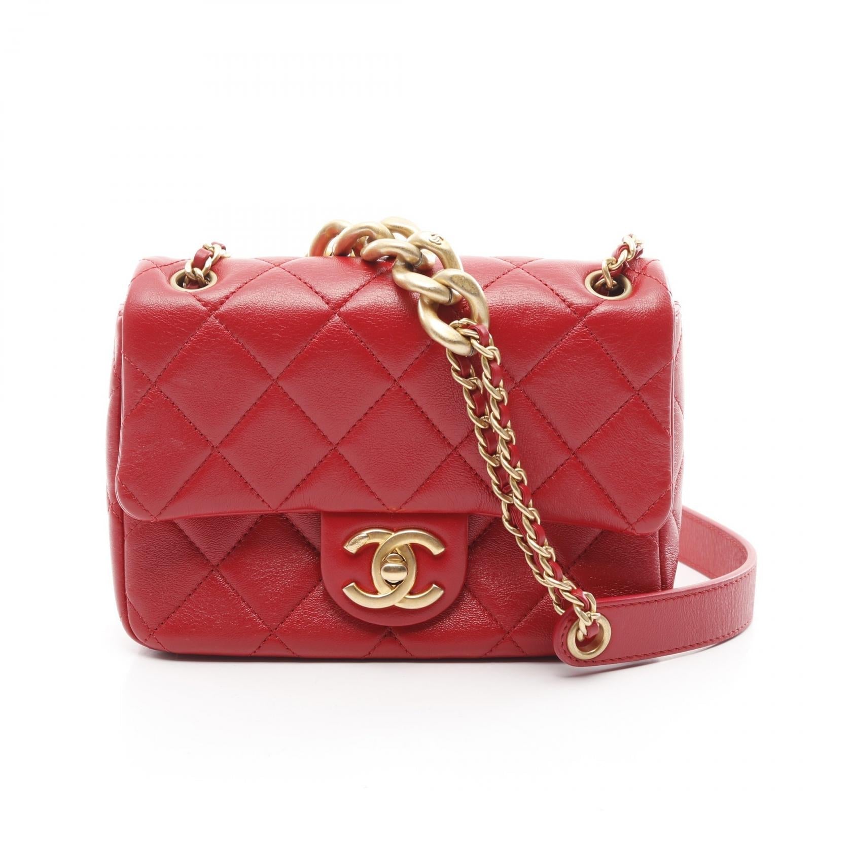 Chanel Mini Matelasse Leather Shoulder Bag
