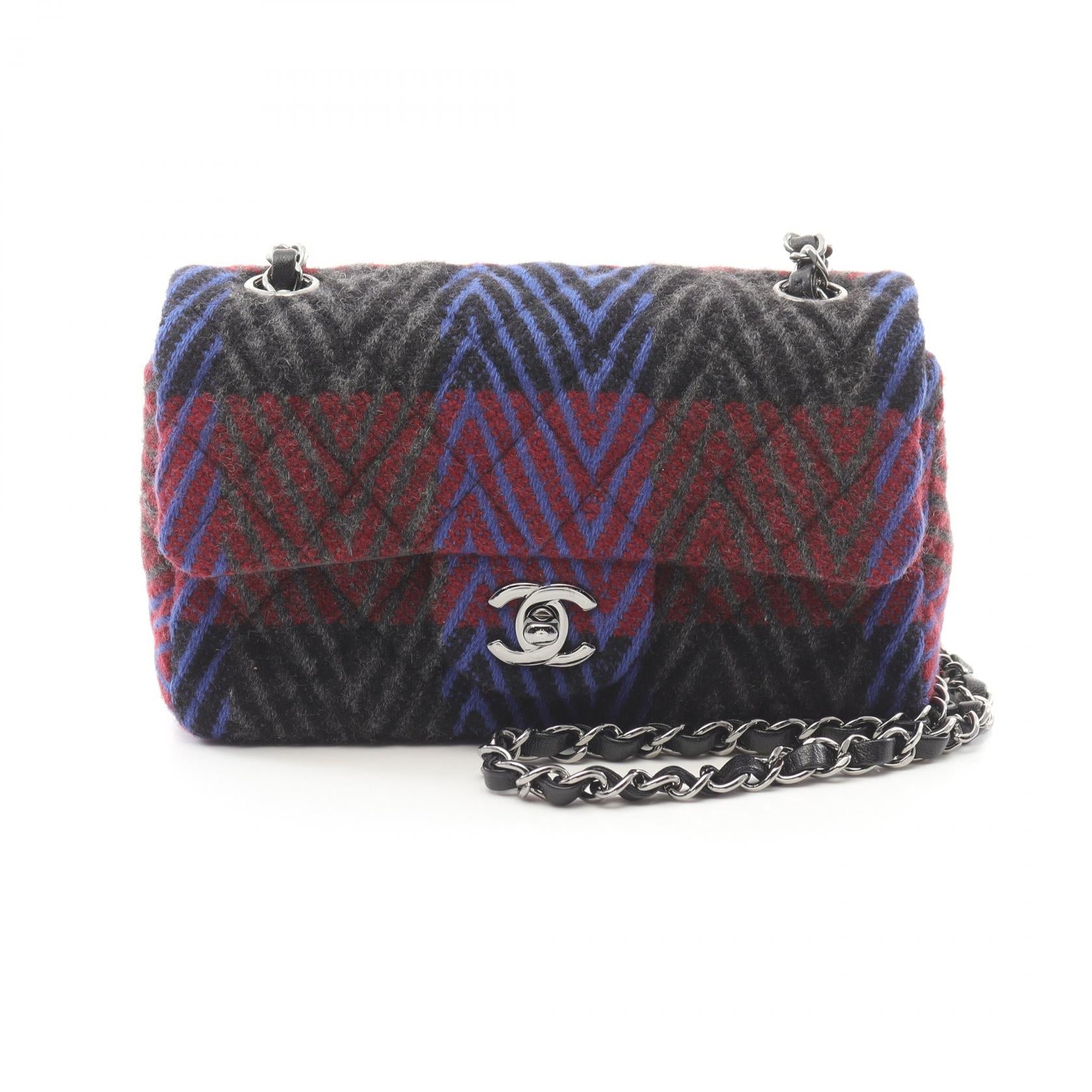 Chanel Mini Matelasse Fabric Shoulder Bag