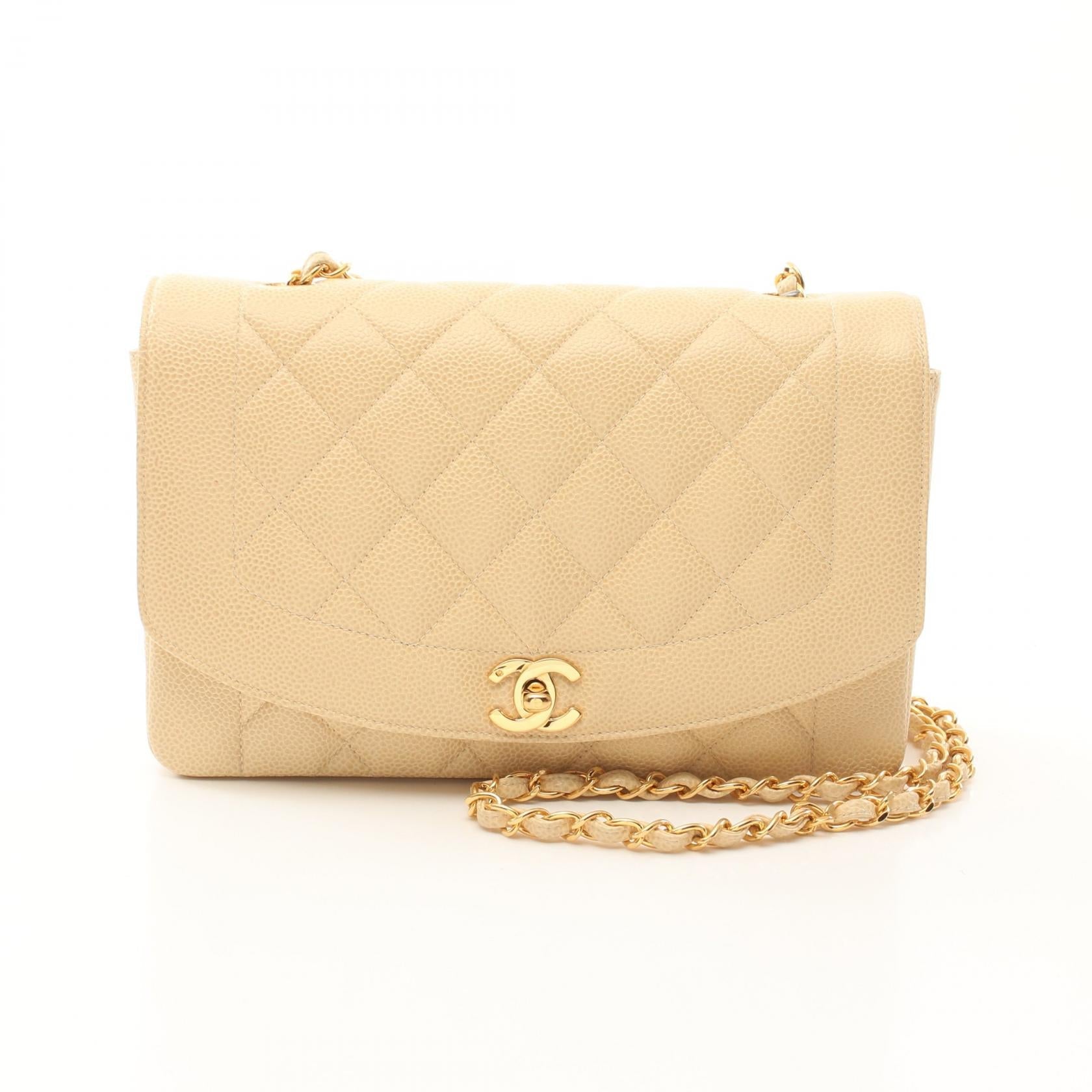 Chanel Matelasse Diana Flap Lambskin Shoulder Bag