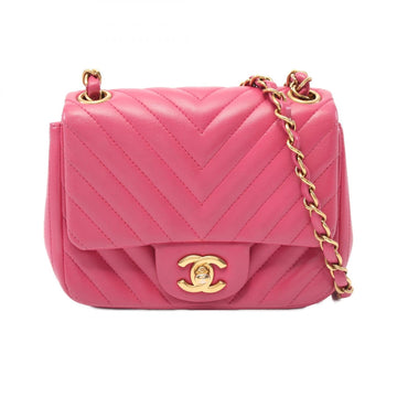 Chanel Mini Flap Bag Lambskin Shoulder Bag