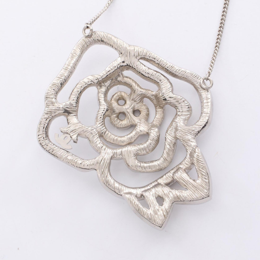 Chanel Camellia Coco Mark Necklace