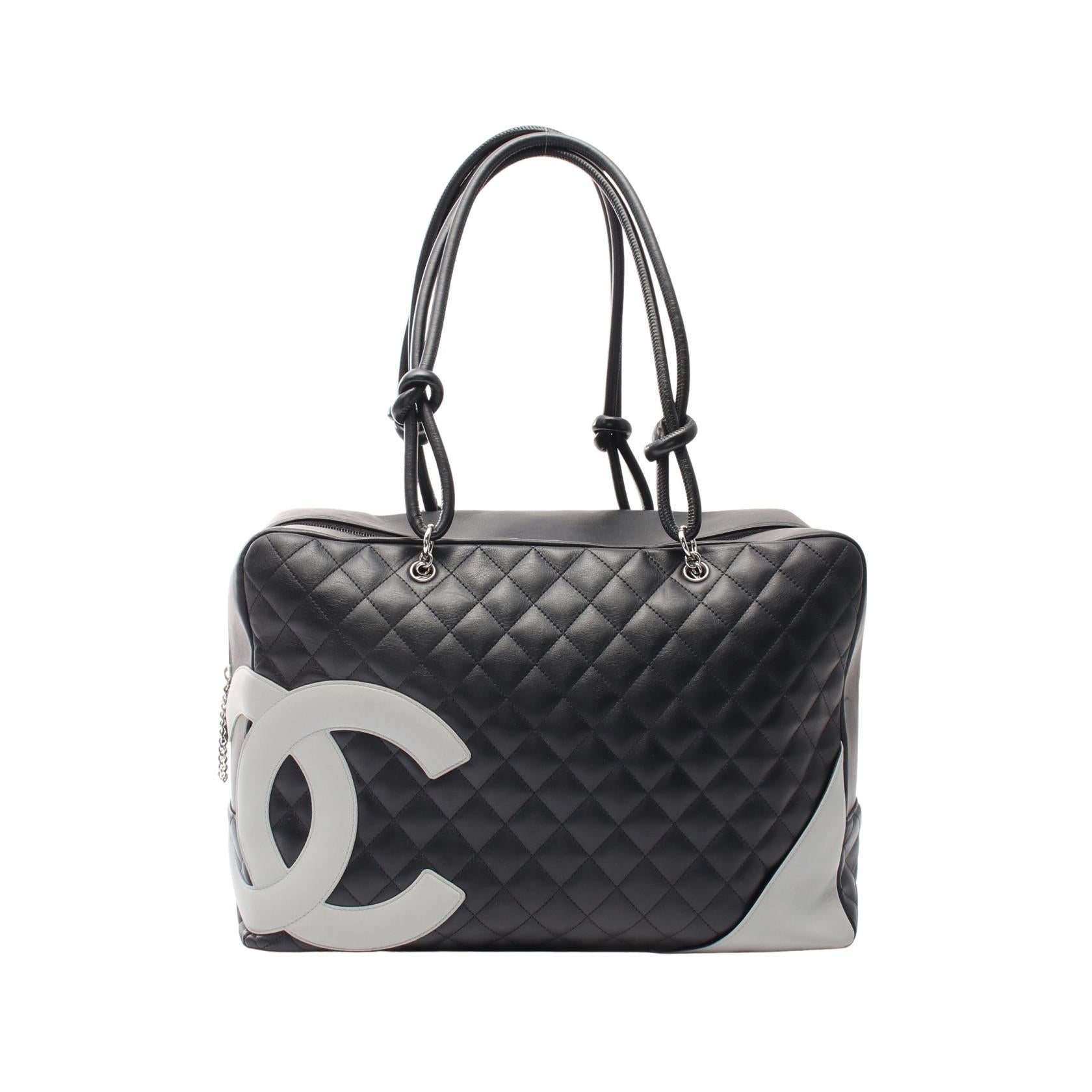 Chanel Cambon Line Leather Handbag