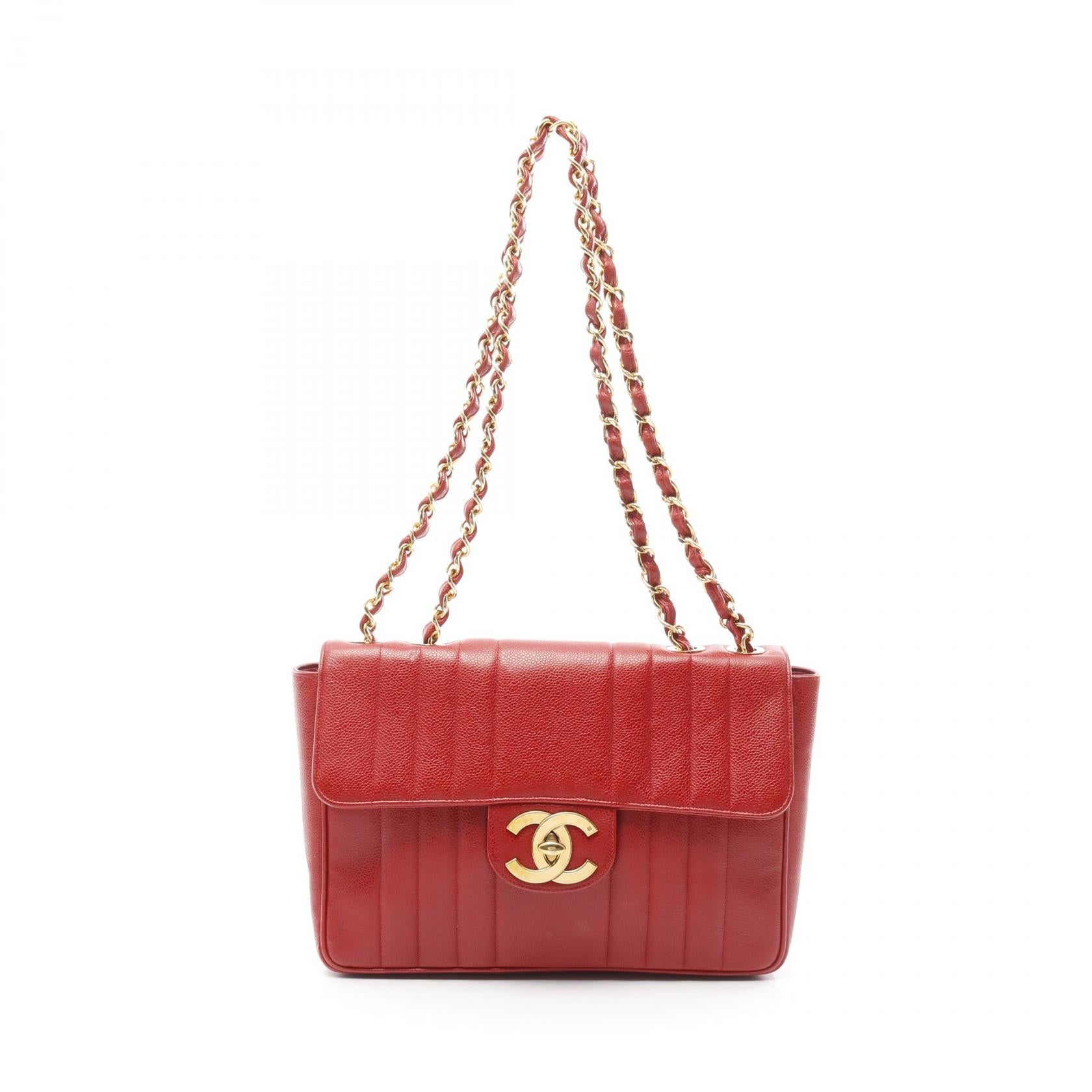 Chanel Mademoiselle Grained Calfskin Shoulder Bag