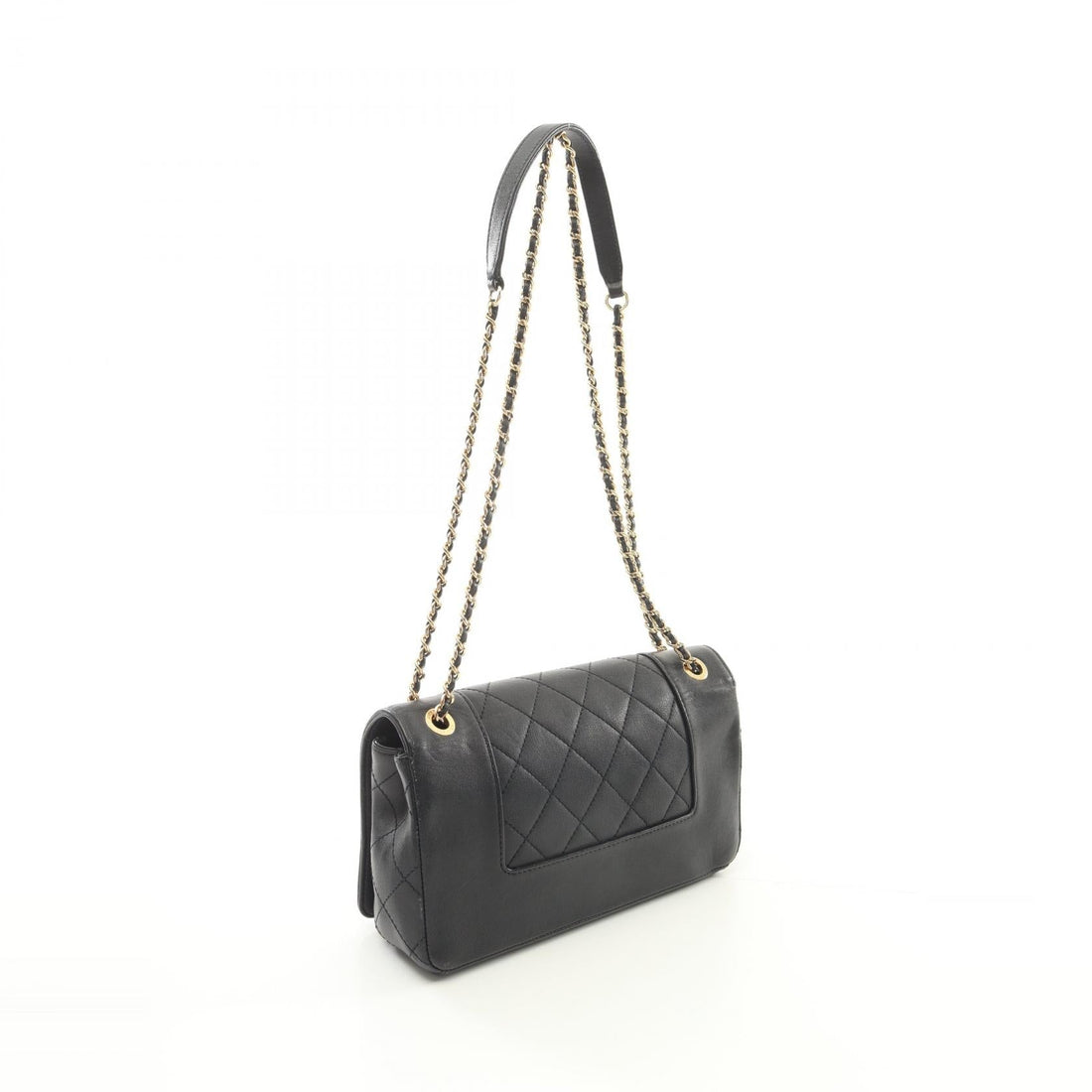 Chanel Mademoiselle Matelasse Leather Shoulder Bag