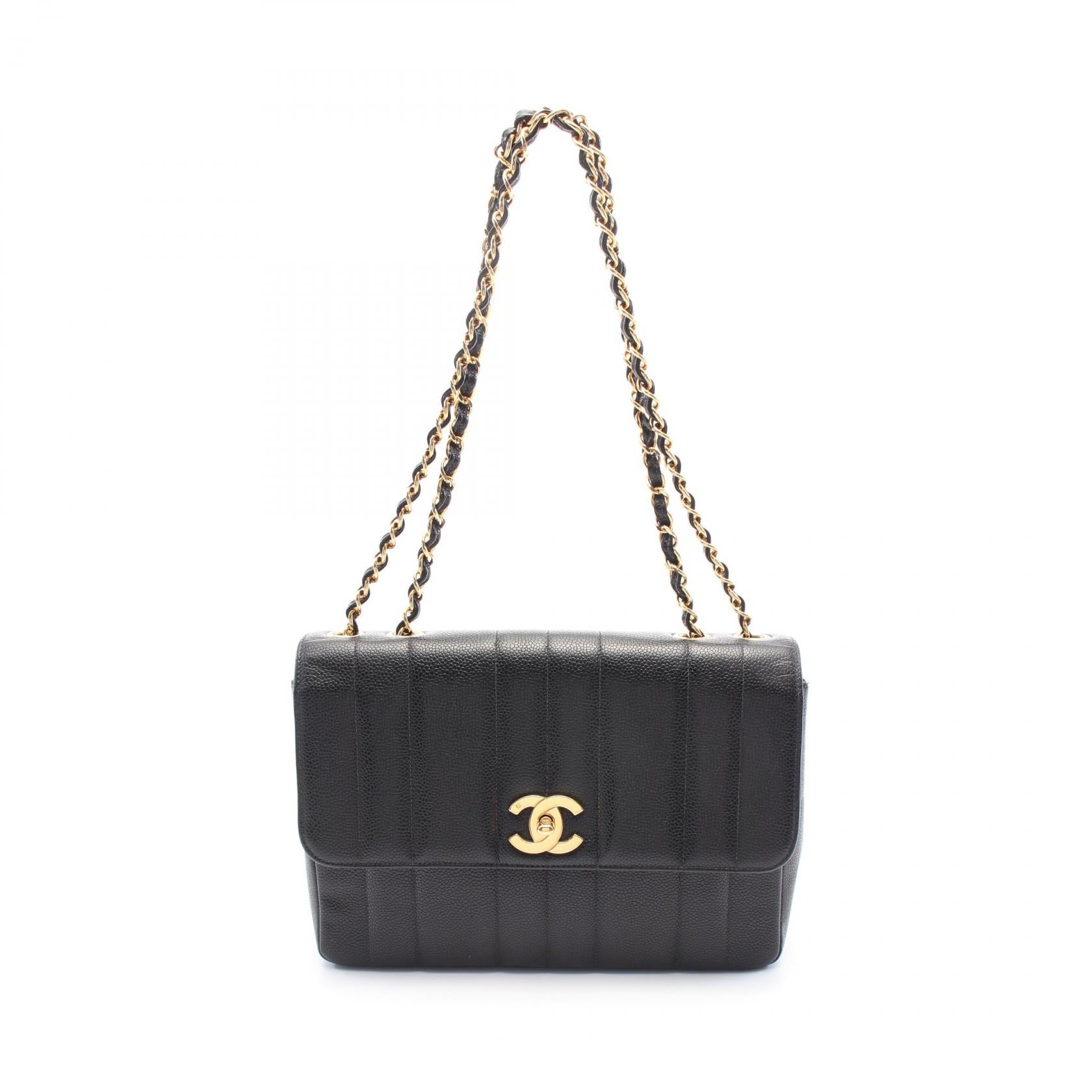 Chanel Mademoiselle Grained Calfskin Shoulder Bag