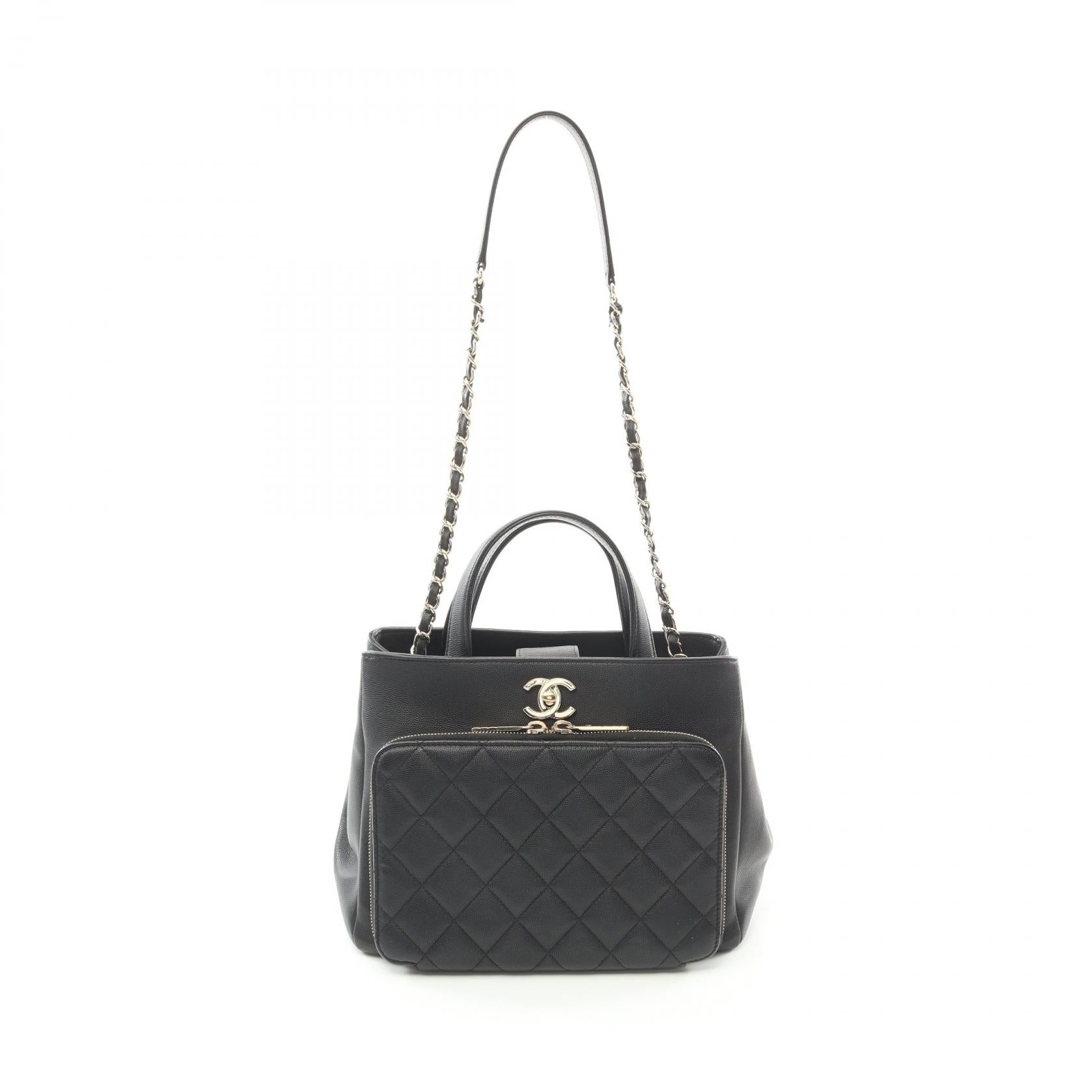 Chanel Business Affinity Caviar 2way Shoulder Bag