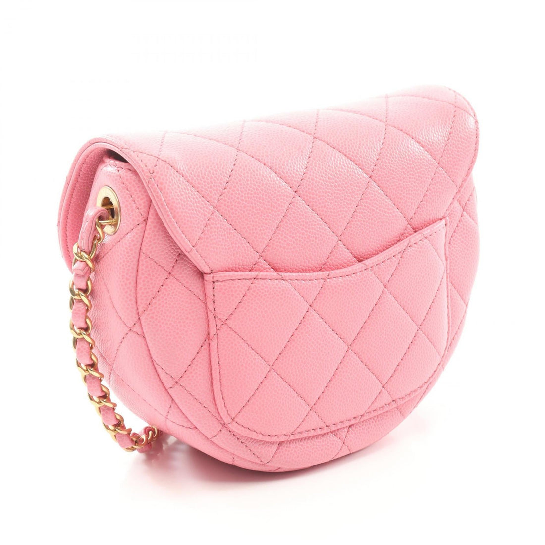 Chanel Matelasse Mini Messenger Caviar Skin Shoulder Bag