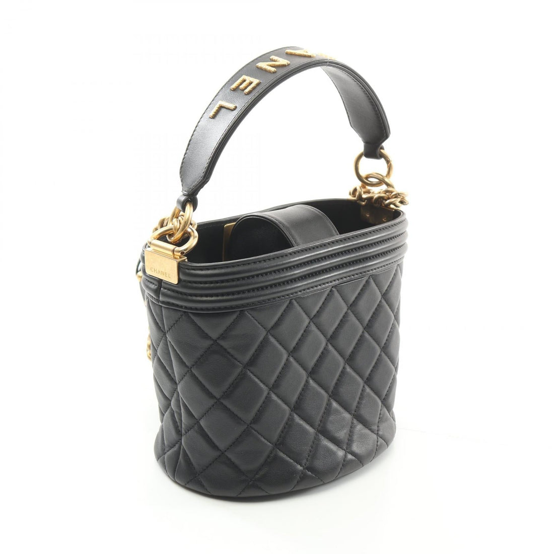 Chanel Boy Chanel Lambskin Shoulder Bag