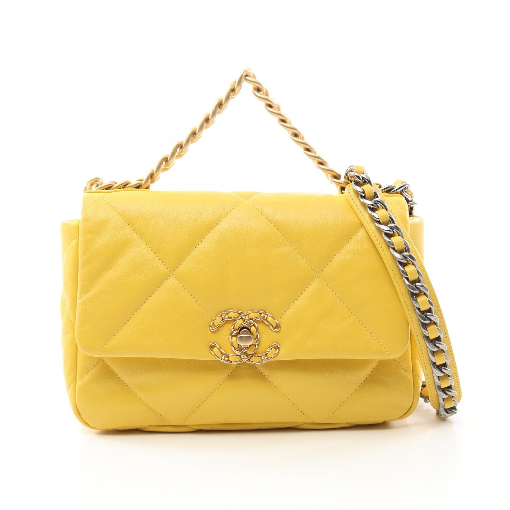 Chanel 19 Matelassé Lambskin Shoulder Bag