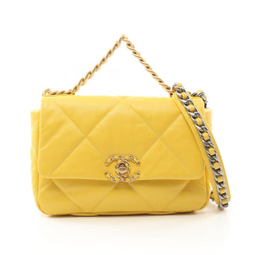 Chanel 19 Matelassé Lambskin Shoulder Bag