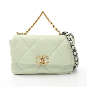 Chanel 19 Matelassé Lambskin Shoulder Bag