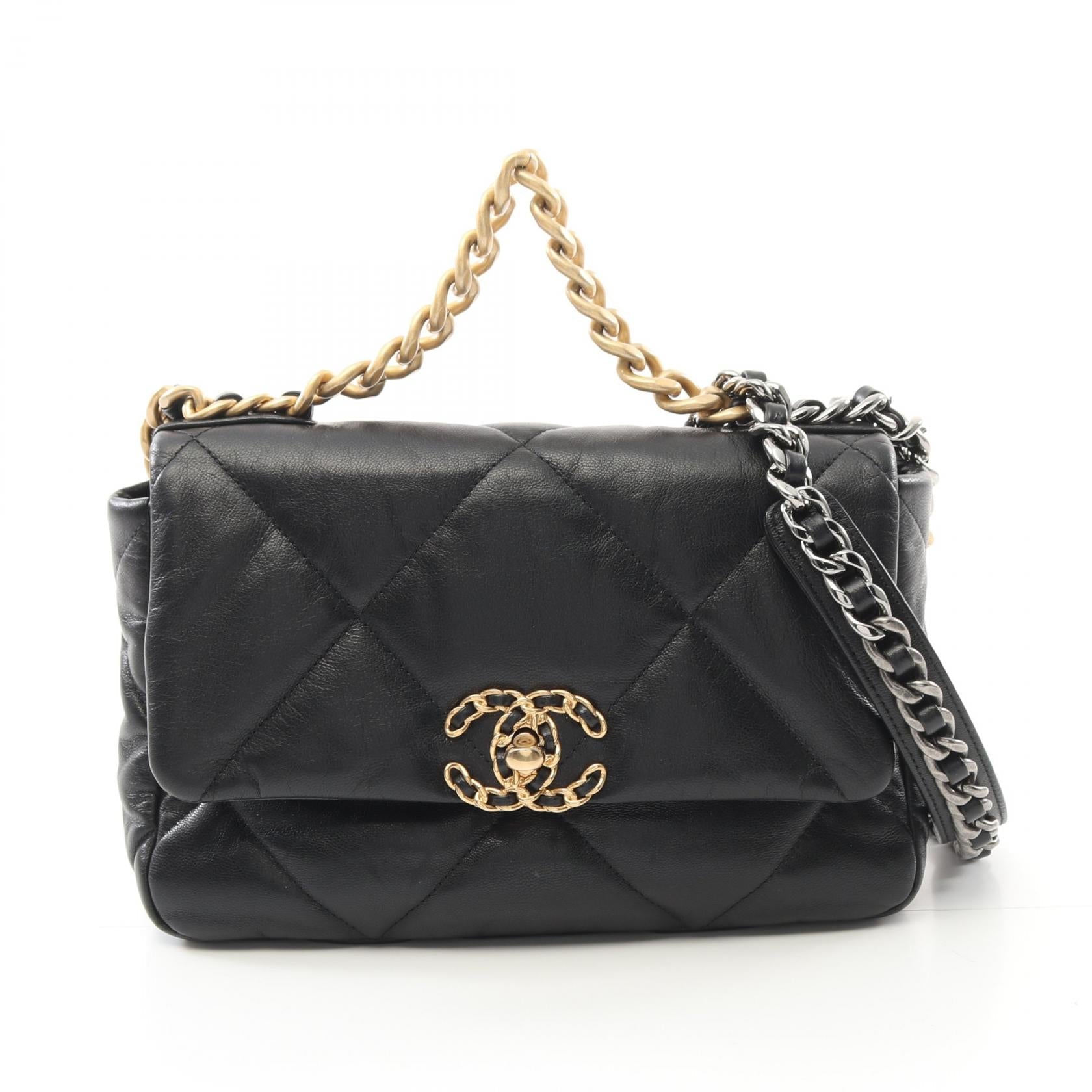 Chanel 19 Matelassé Lambskin Shoulder Bag