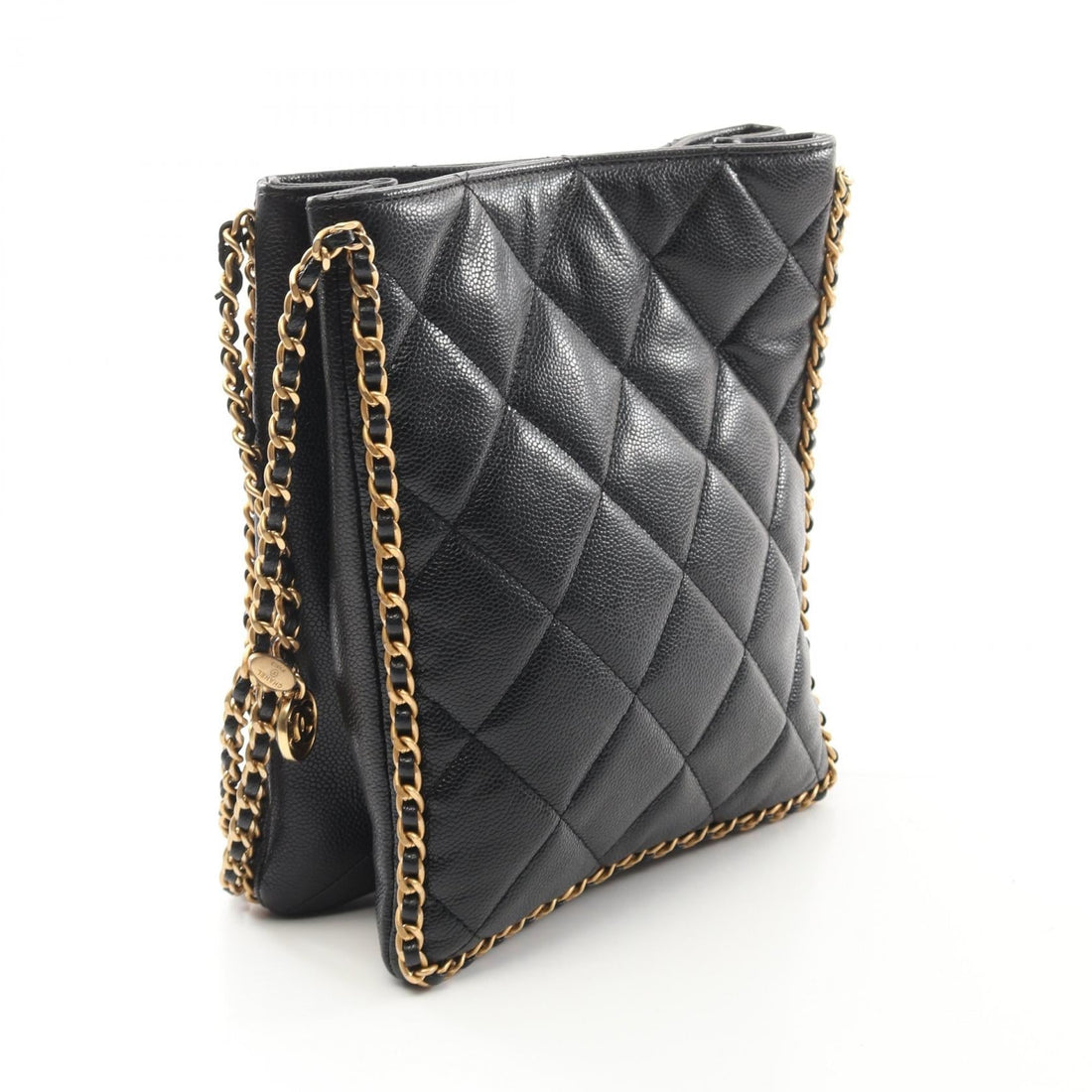 Chanel Small Shopping Bag Caviar Skin 2way Shoulder Bag