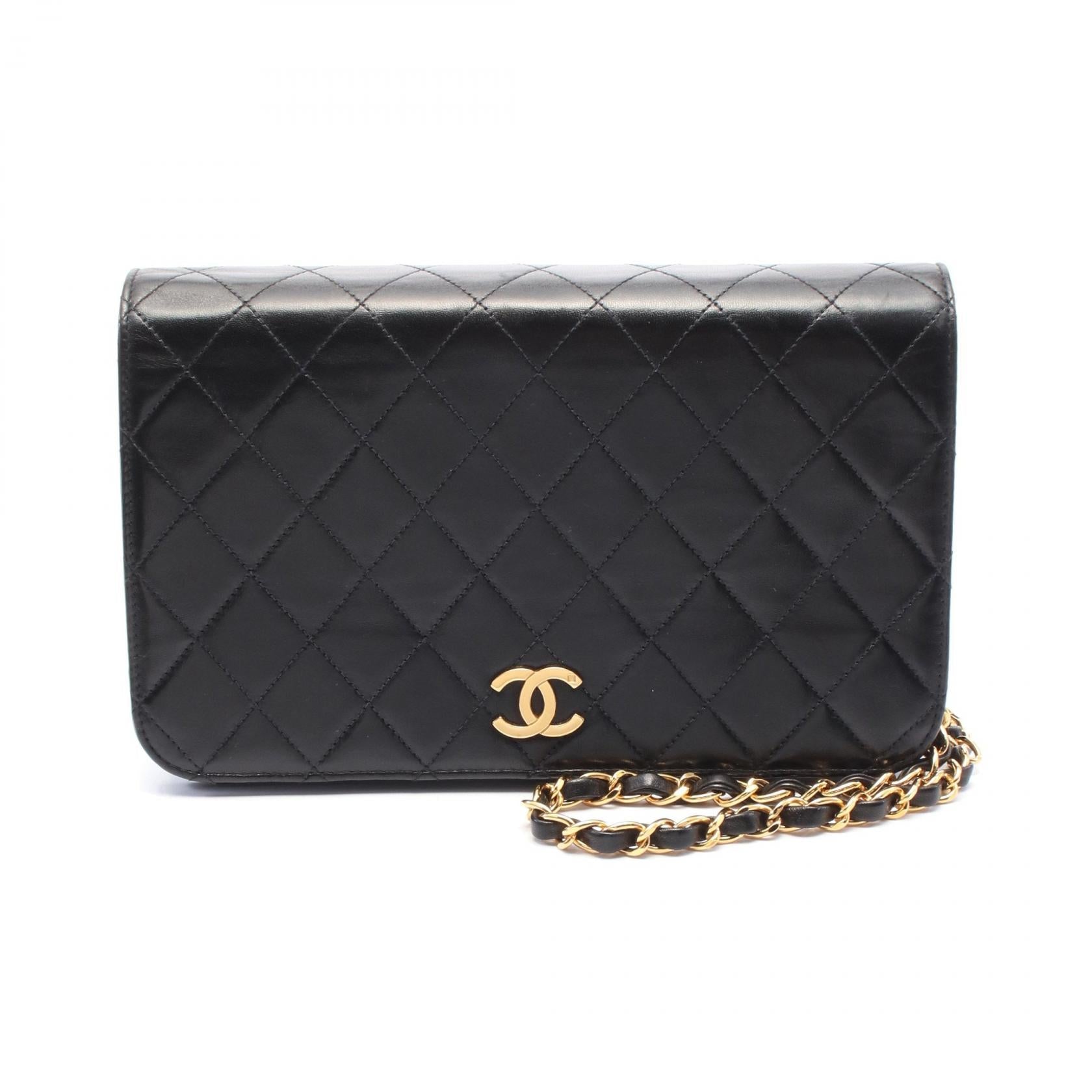 Chanel Matelasse Full Flap Lambskin Shoulder Bag