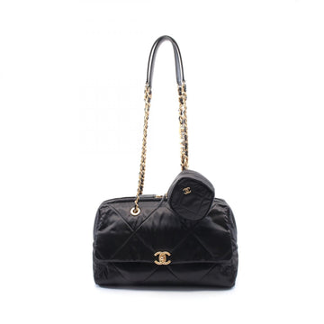 Chanel Matelasse Nylon Leather Shoulder Bag