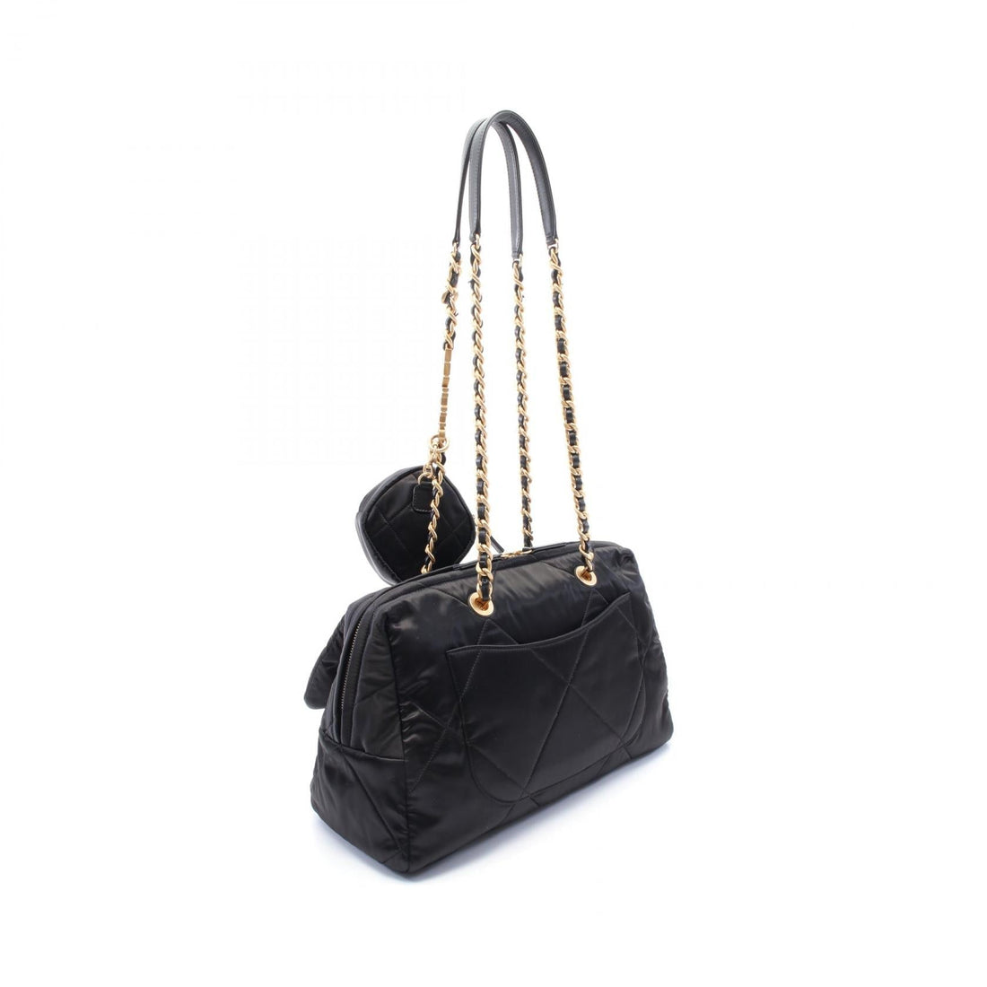 Chanel Matelasse Nylon Leather Shoulder Bag