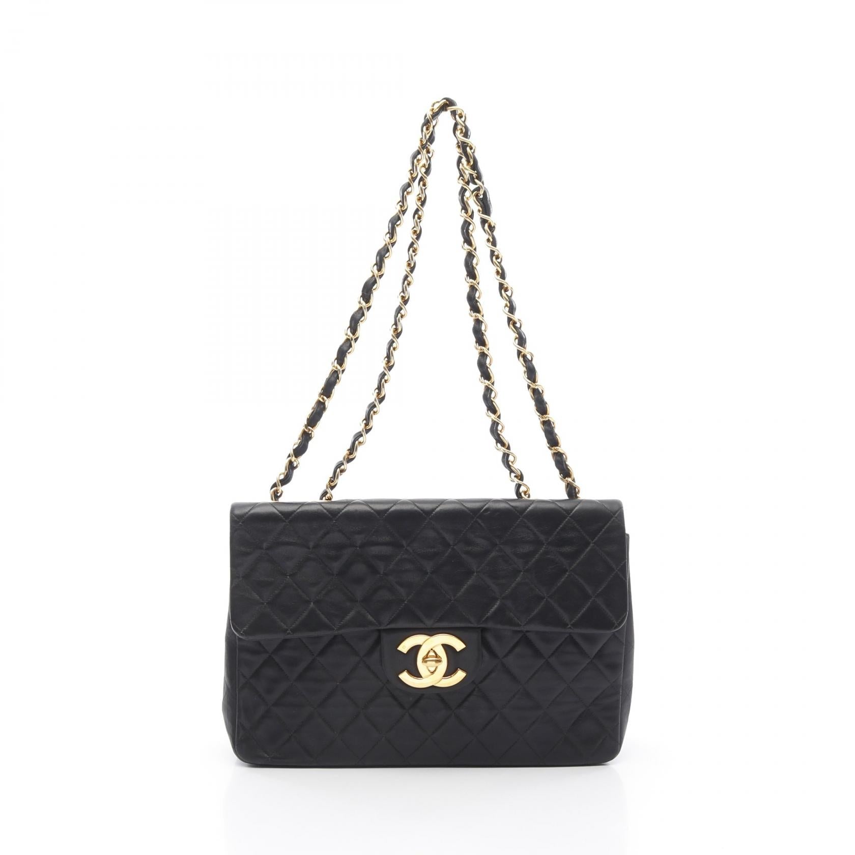 Chanel Classic Flap Bag Lambskin Shoulder Bag
