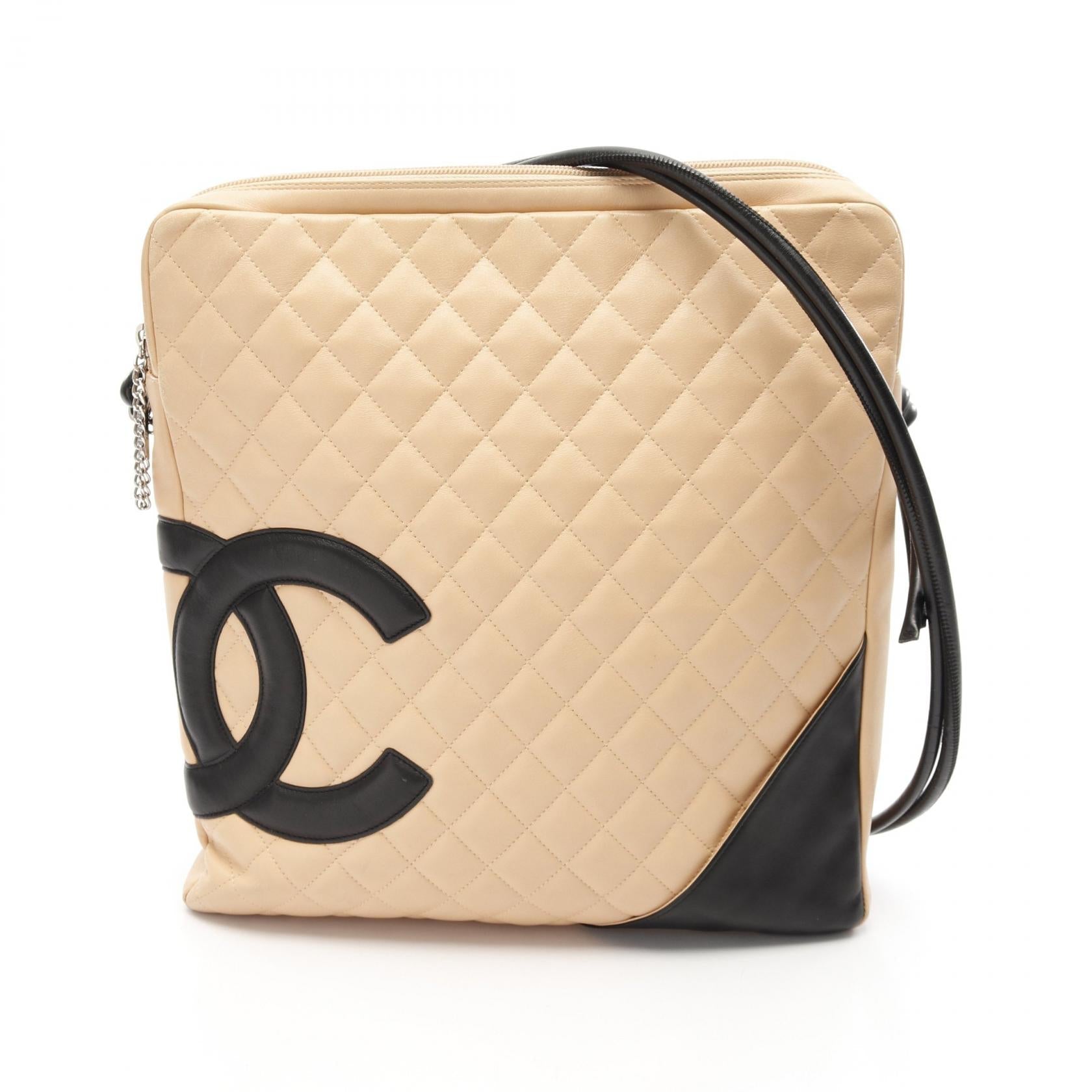Chanel Cambon Line Leather Shoulder Bag