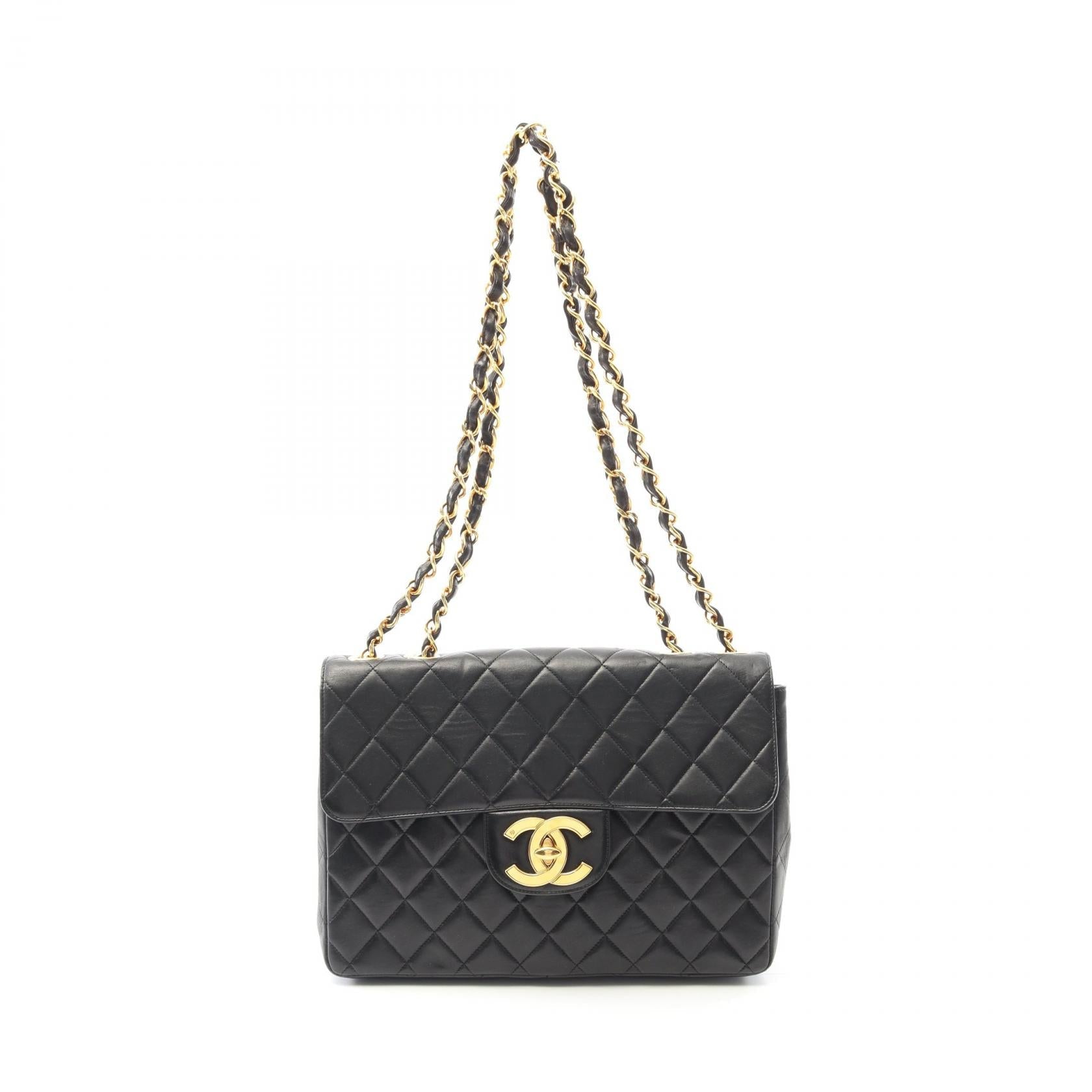 Chanel Deauville Matelasse 30 Lambskin Shoulder Bag